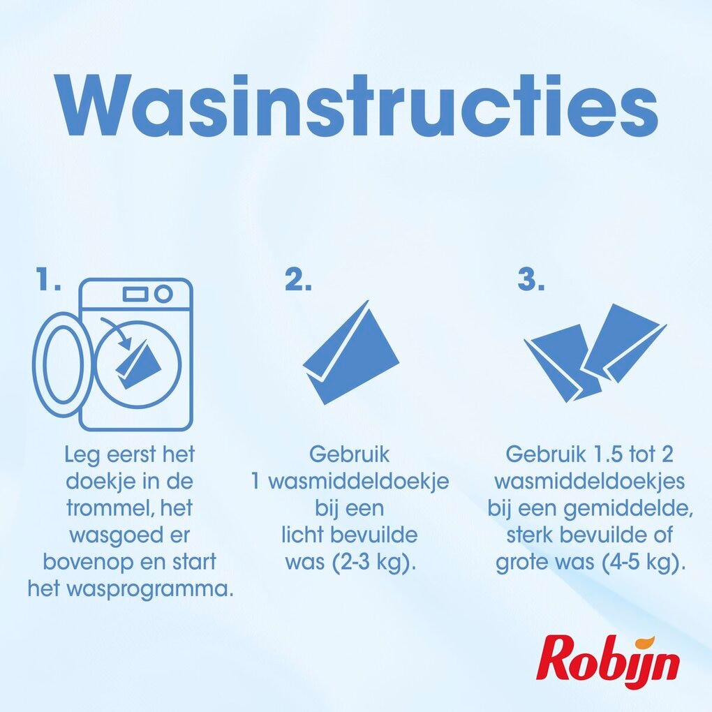 Robijn White Wasmiddeldoekjes