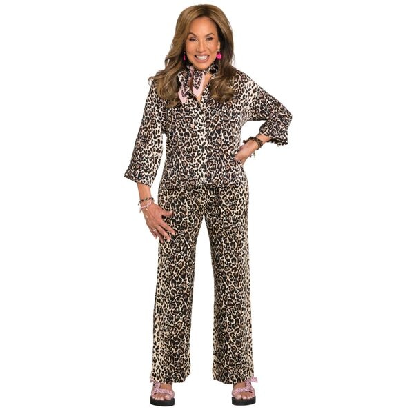 From PB With Love Broek met Panterprint