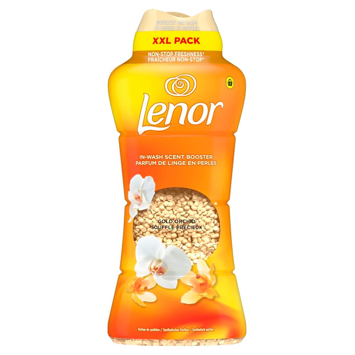 Afbeelding van Lenor In-Wash Geurbooster XXL Amber&Orchidee - 735g