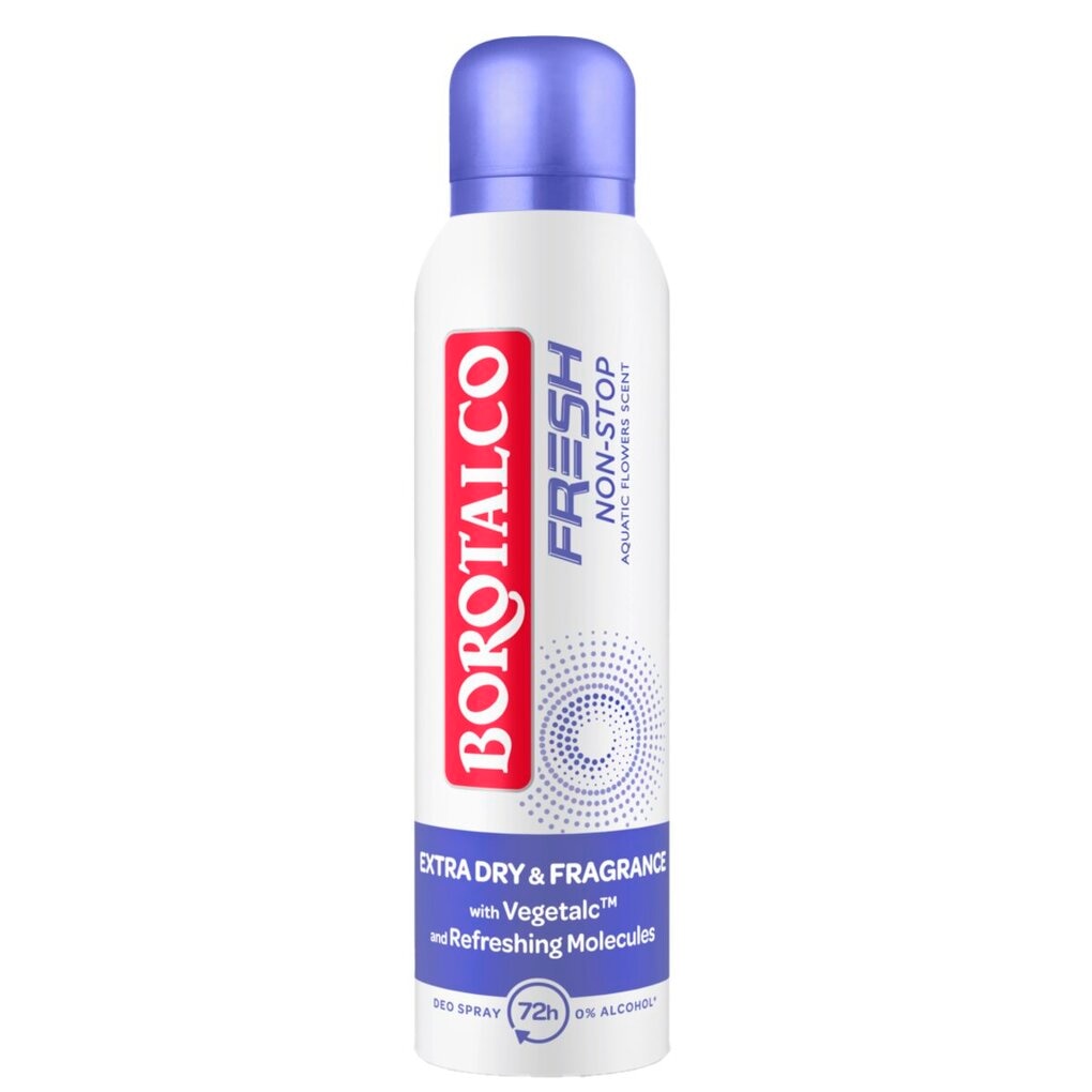 Borotalco Fresh Non-Stop Aquatic Flowers Deodorant Spray
