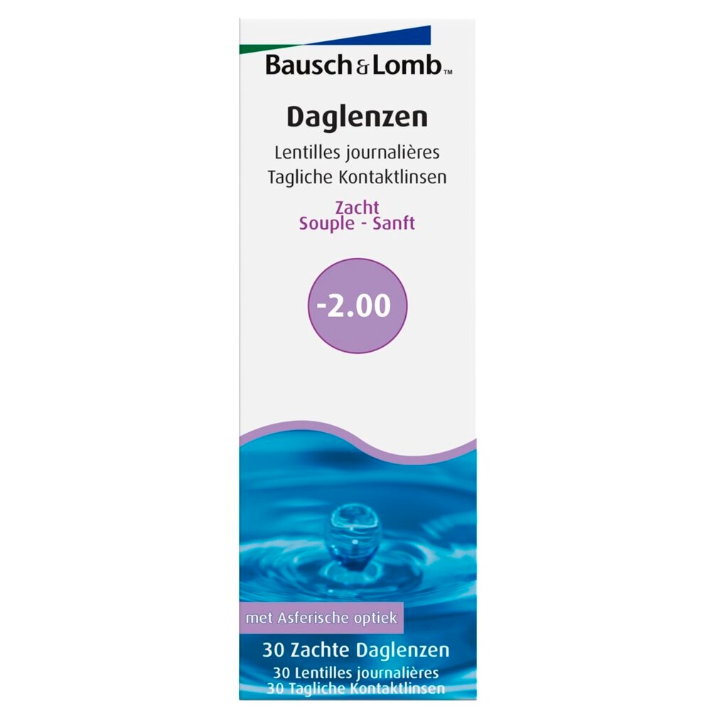 Bausch & Lomb -2.00 Zachte Daglenzen