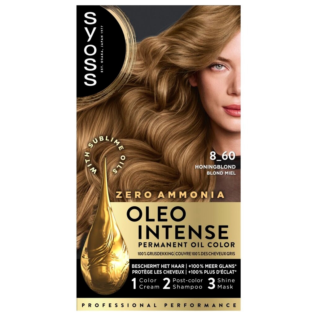 Syoss Oleo Intense 8-60 Honingblond Haarkleuring Syoss Oleo Intense 8-60 Honingblond Haarkleuring