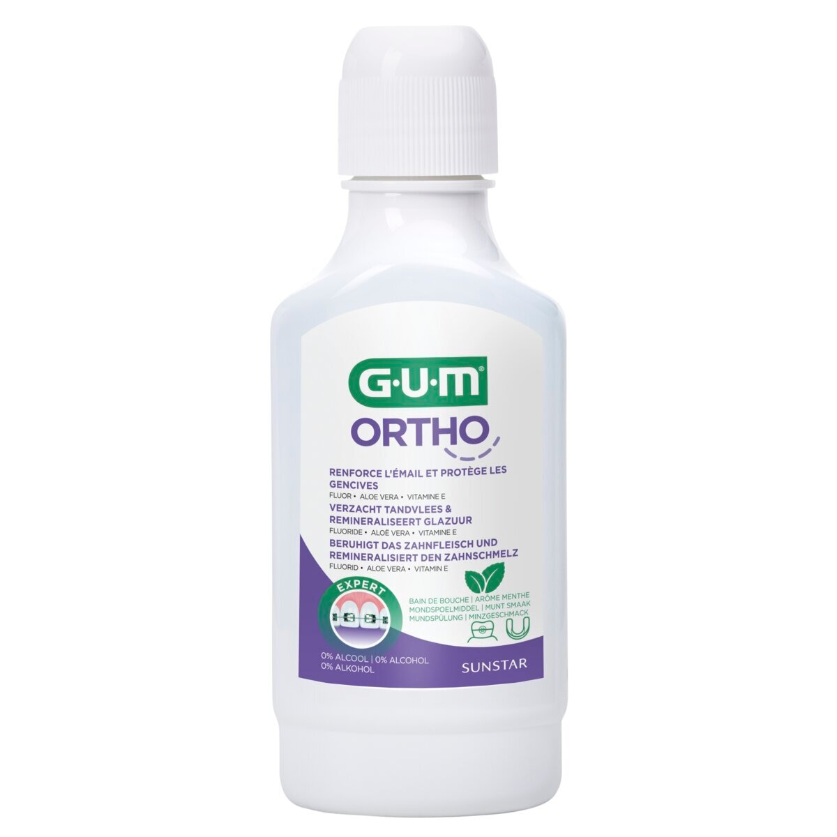 Afbeelding van GUM Ortho Mondspoelmiddel - 300ml