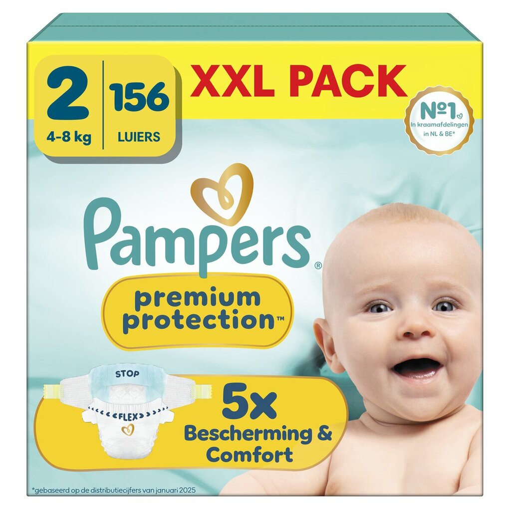Pampers Premium Protection Maat 2 Luiers