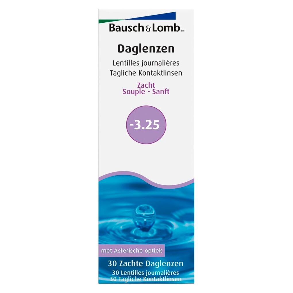 Bausch & Lomb -3.25 Zachte Daglenzen