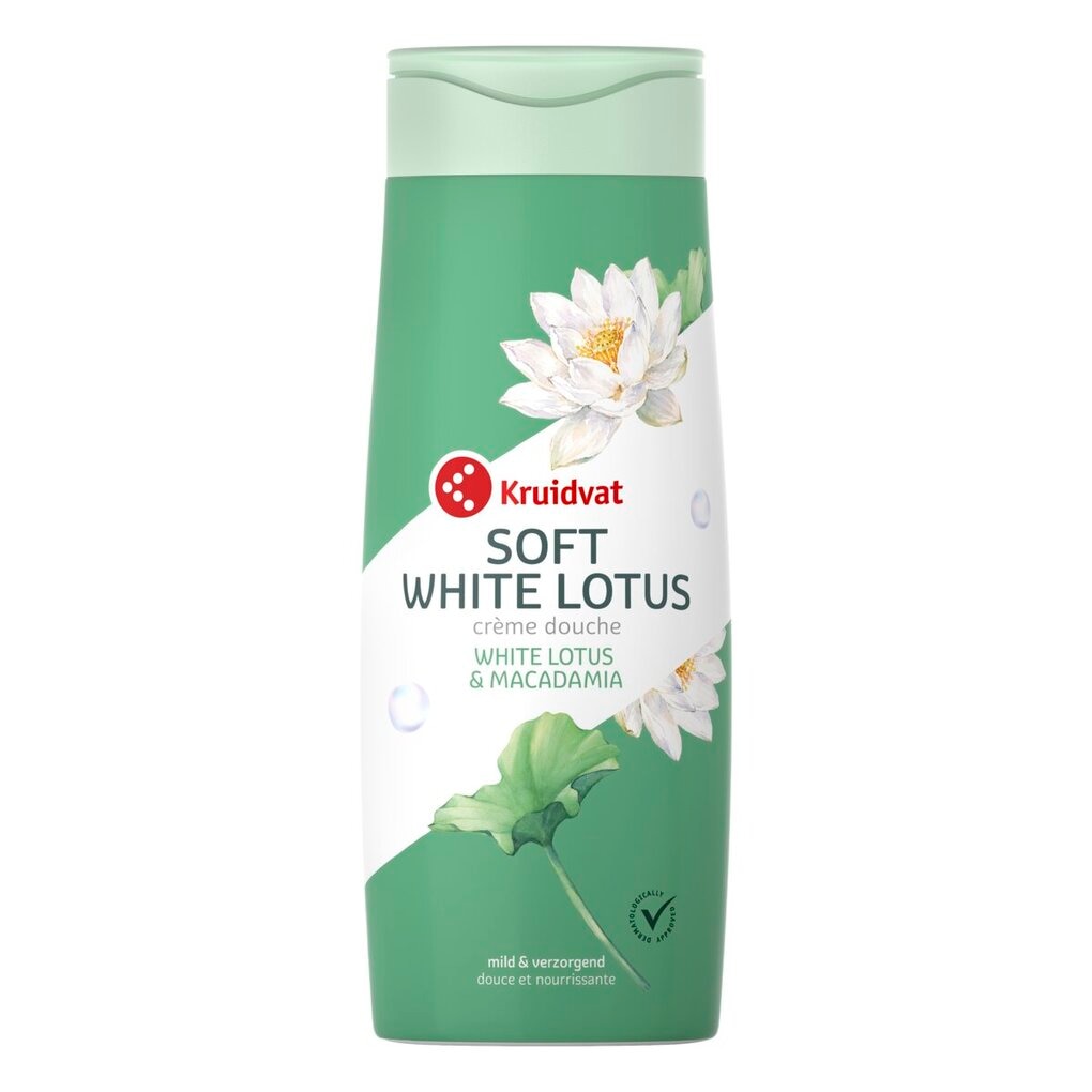 Kruidvat Soft White Lotus & Macadamia Crème Douchegel
