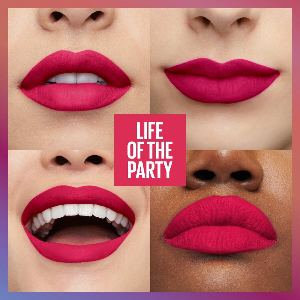 Maybelline New York SuperStay Matte Ink Birthday Collection 390 Life of the Party Lippenstift