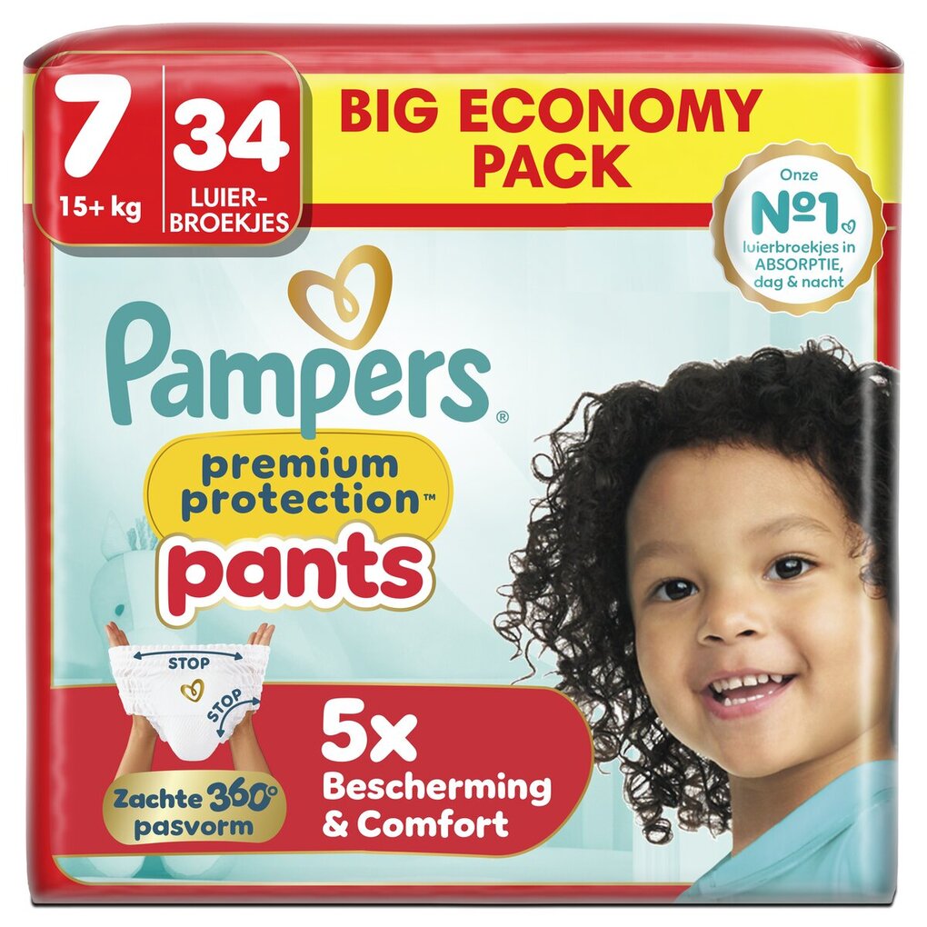Pampers Premium Protection Pants Maat 7 Luierbroekjes