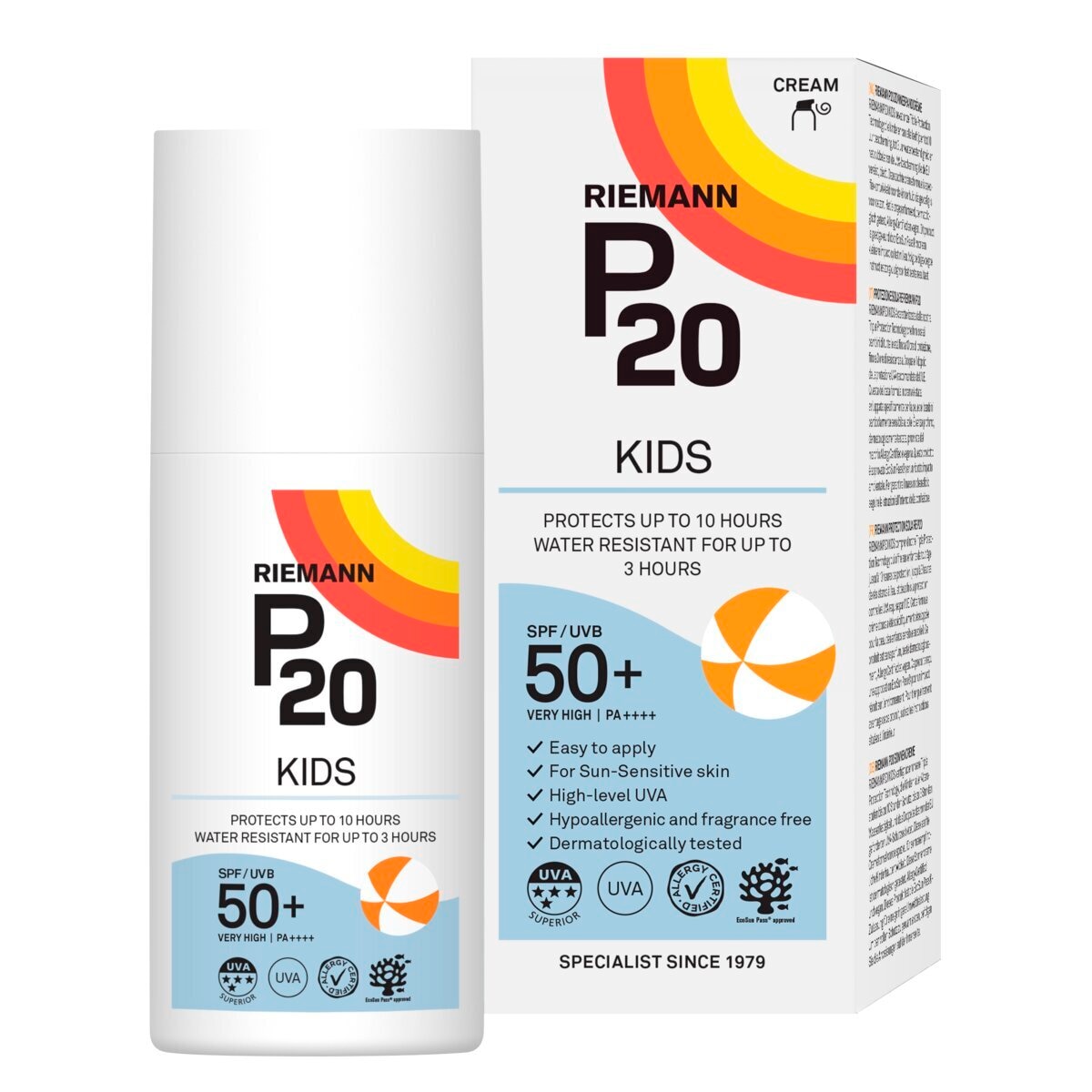 Product afbeelding van P20 Kids SPF50+ Zonnebrandcrème - 200ml