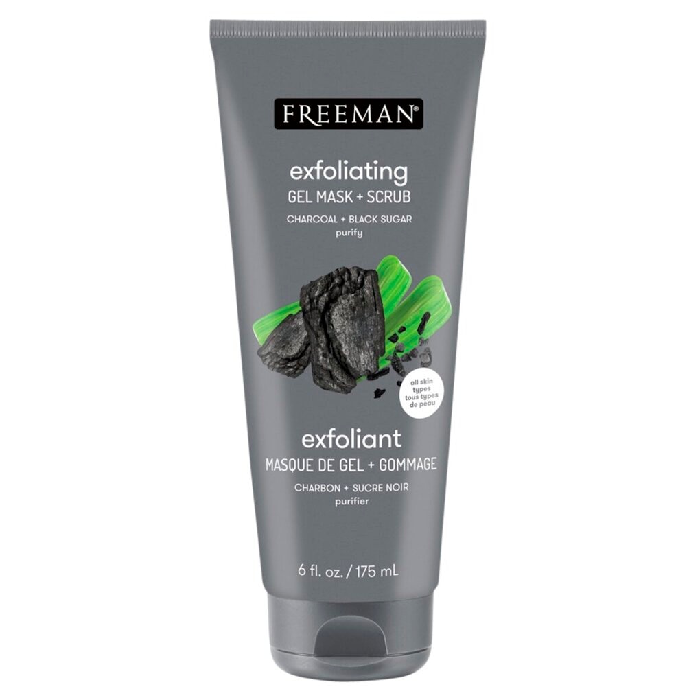 Freeman Charcoal & Black Sugar Purify Exfoliating Gel Mask + Scrub