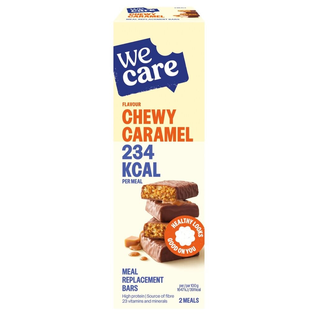 WeCare Chewy Caramel Meal Replacement Bars