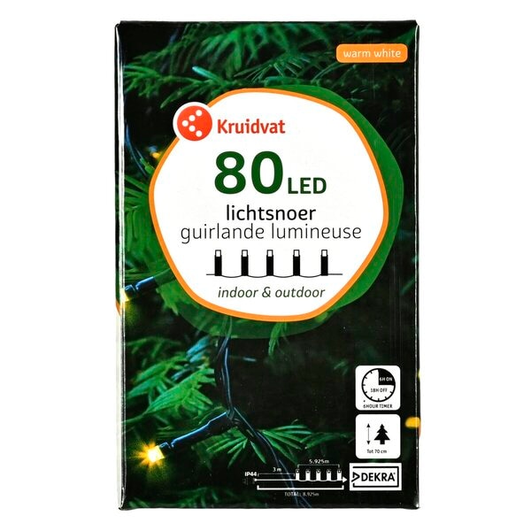 Kruidvat 80 Led Lichtsnoer