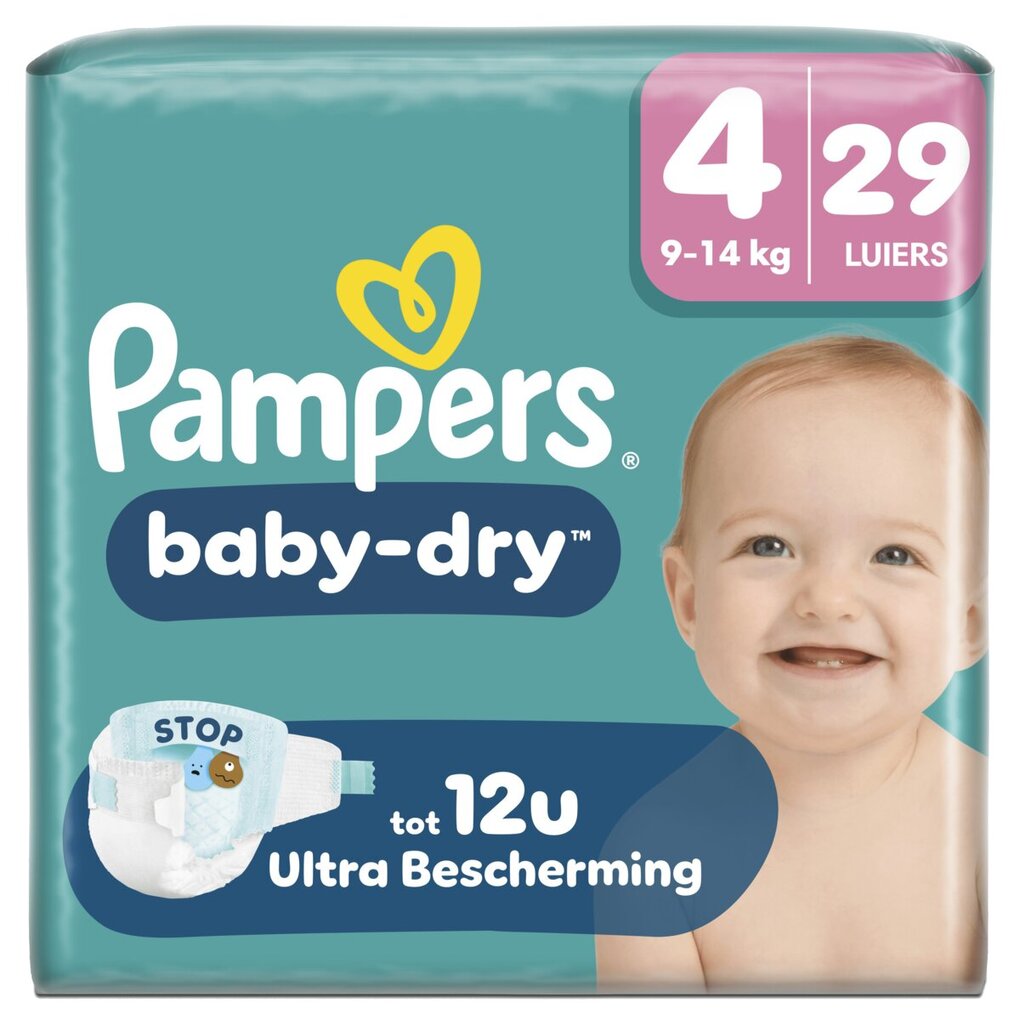 Pampers Baby-Dry Maat 4 Luiers