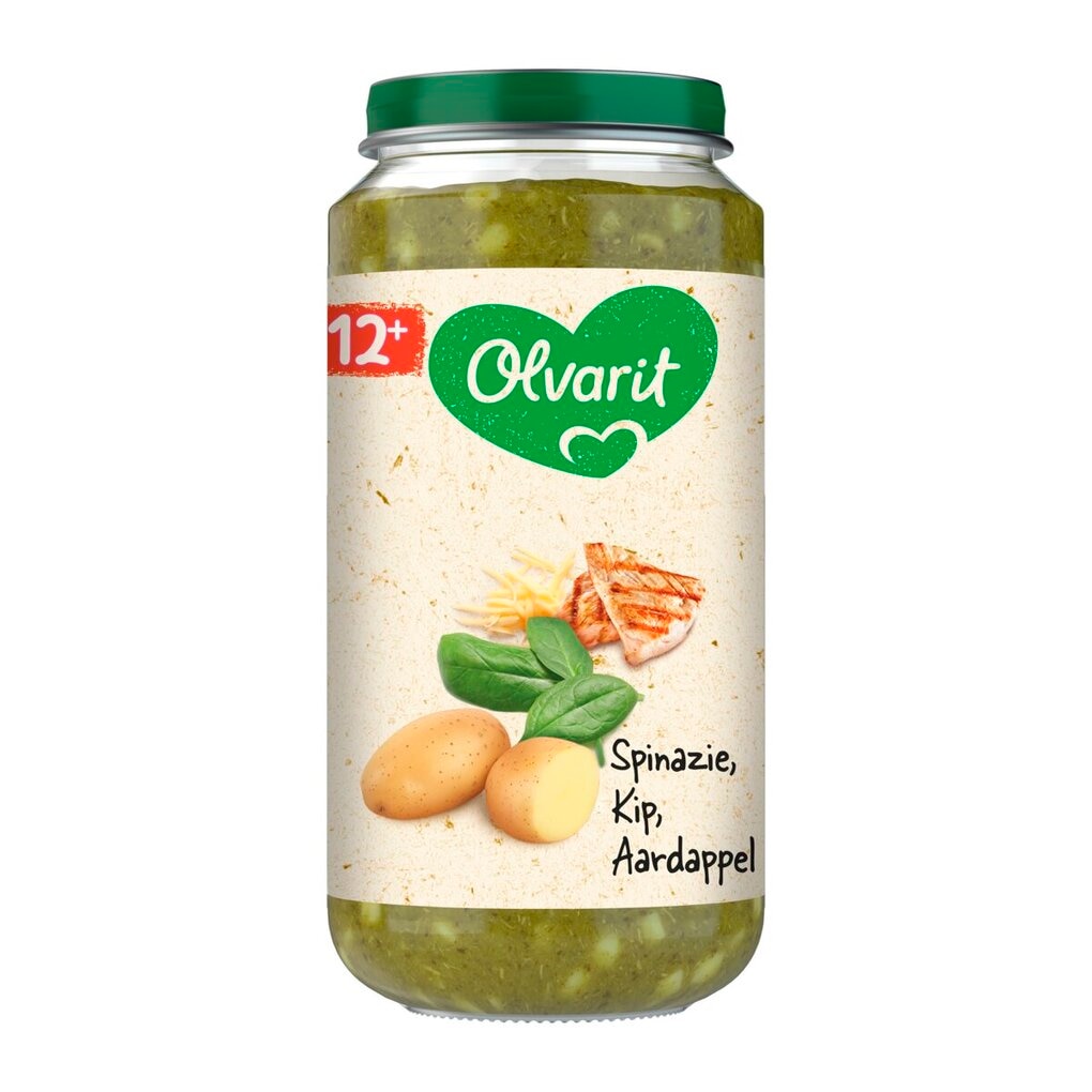 Olvarit 12+M Spinazie Kip Aardappel Maaltijdpotje Olvarit 12+M Spinazie Kip Aardappel Maaltijdpotje