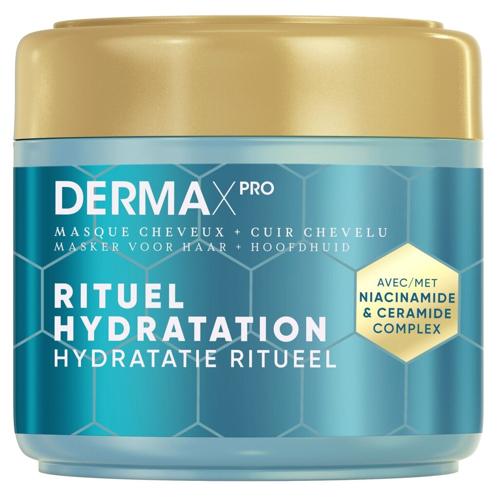 DermaXPro by Head & Shoulders Hydratatieritueel Masker met Hoofdmassageborstel