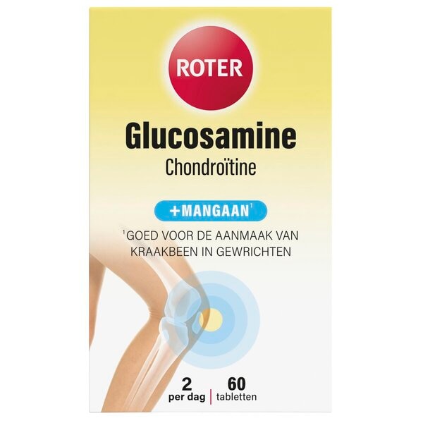 Roter Glucosamine Chondroïtine + Mangaan Tabletten