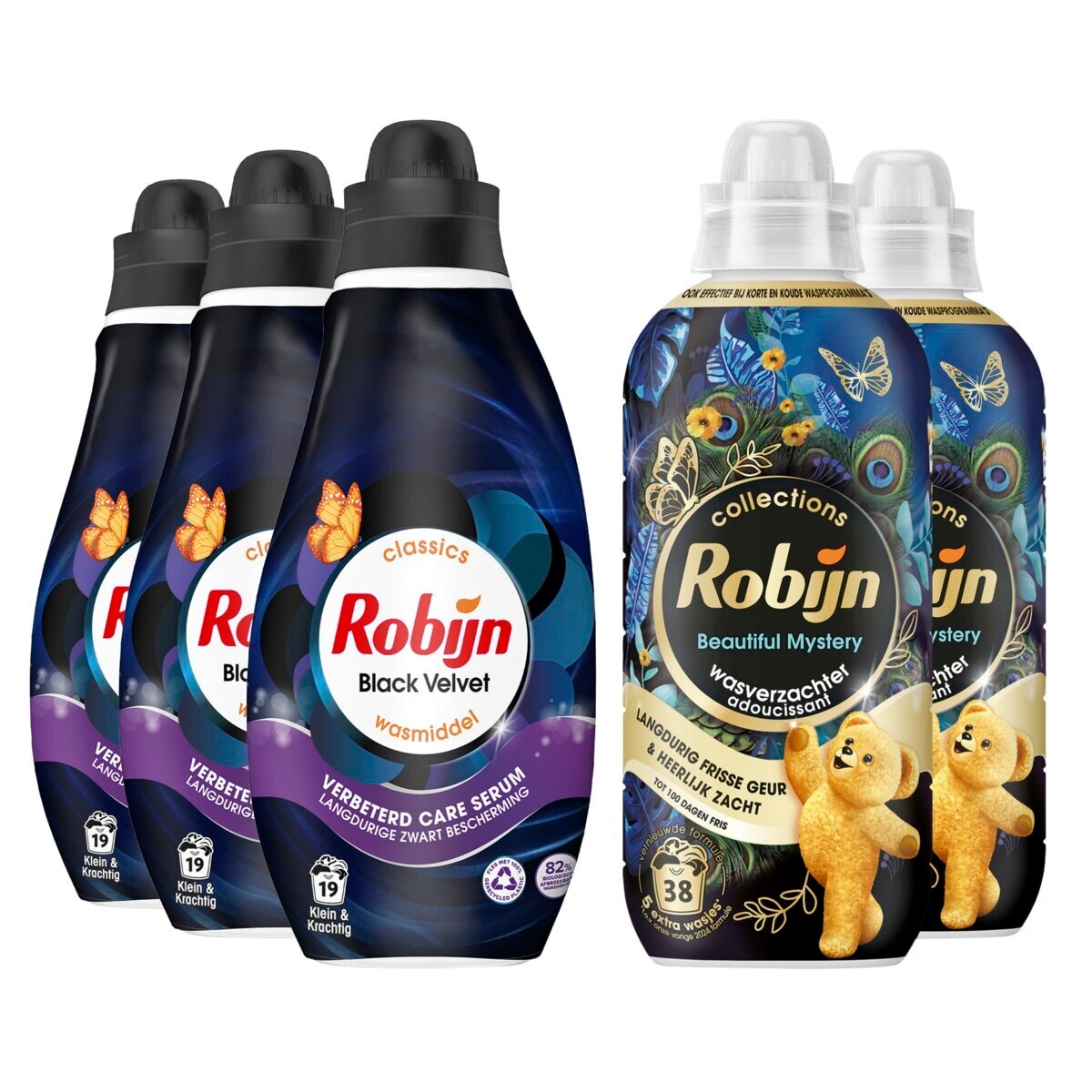 Robijn Black Velvet + Beautiful Mystery - 60 wasbeurten