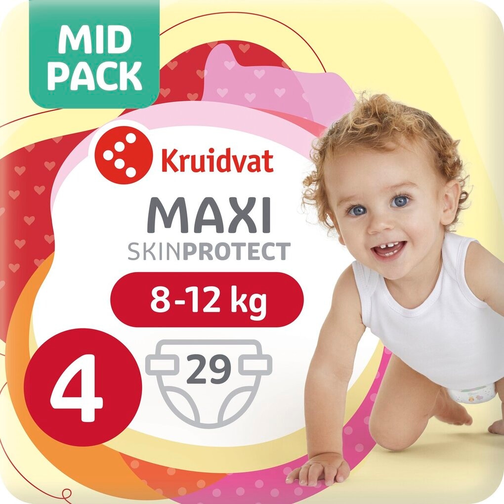 Kruidvat Maxi Maat 4 Luiers Midpack Kruidvat Maxi Maat 4 Luiers Midpack