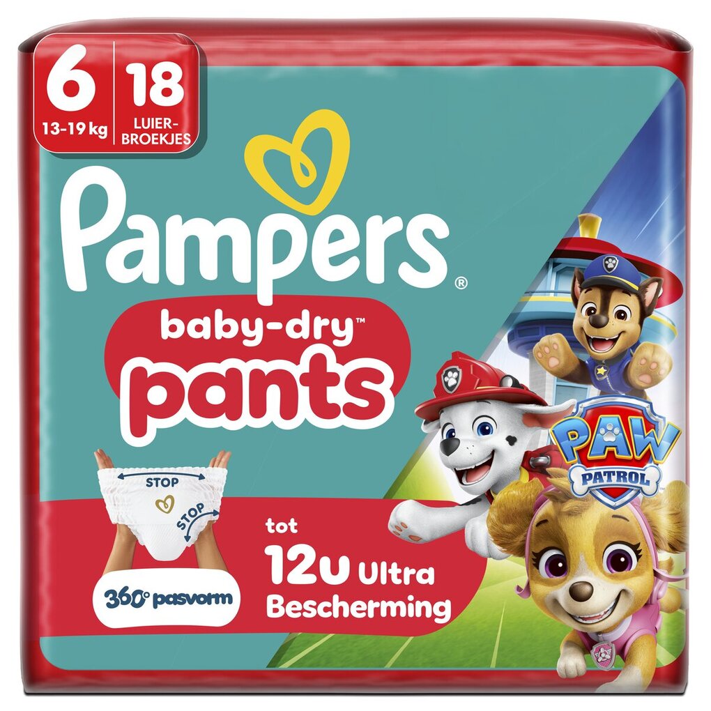 Pampers Baby-Dry Paw Patrol Pants Maat 6 Luierbroekjes