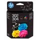 HP 302/304 Black/Tri-Colour Inktcartridges