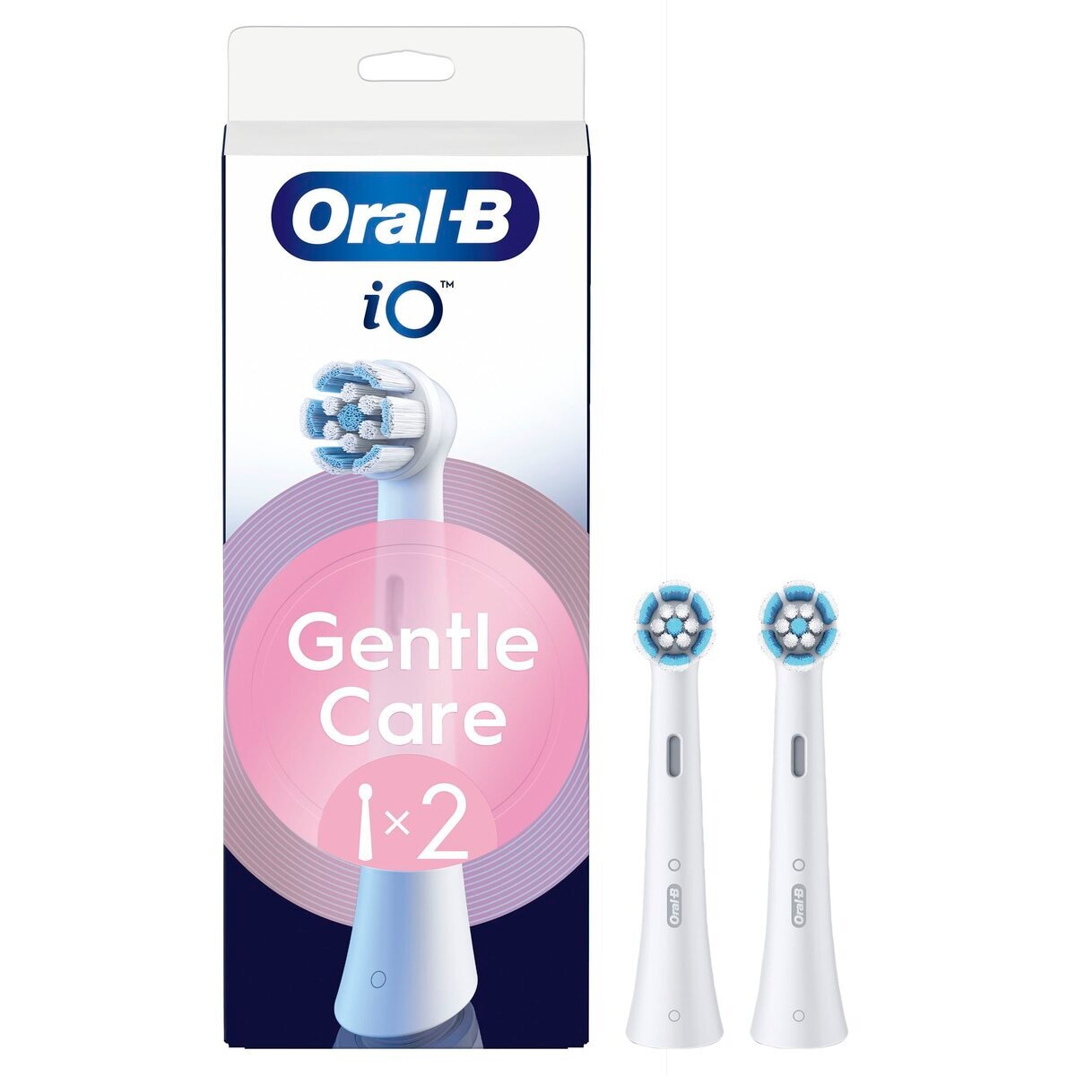 Afbeelding van Oral-B iO Gentle Care Opzetborstels - Wit, 2 stuks