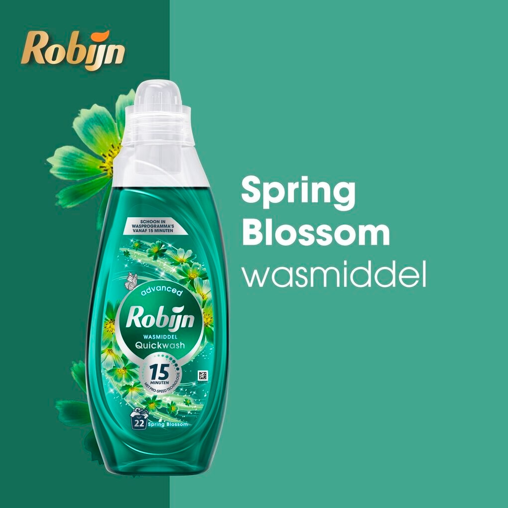 Robijn Advanced Quickwash Spring Blossom Wasmiddel