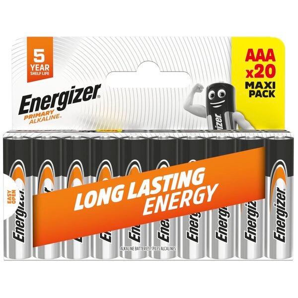Energizer Primary Alkaline AAA Batterijen