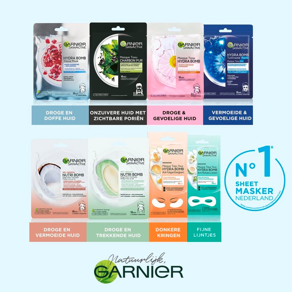 Garnier SkinActive Hydra Bomb Granaatappel Tissuemasker