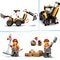LEGO City 60480 Gele Graaflaadmachine