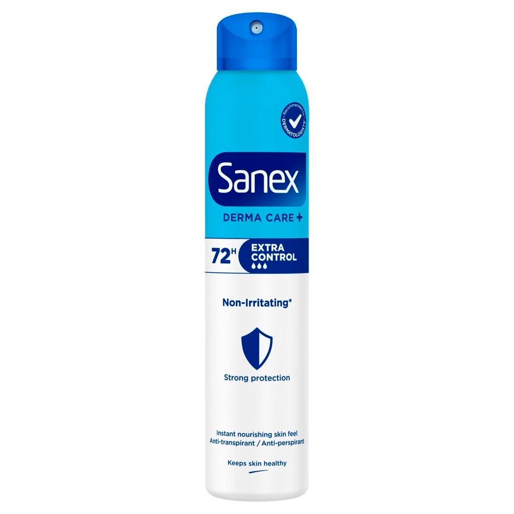 Sanex Derma Care+ Extra Control 72H Antitranspirant Deodorant Spray