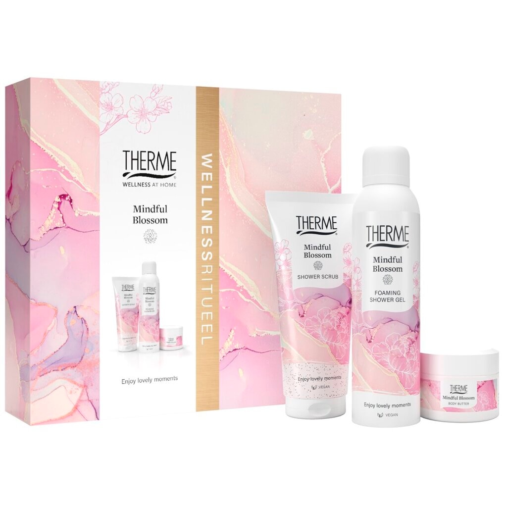 Therme Mindful Blossom Wellnessritueel Geschenkset Therme Mindful Blossom Wellnessritueel Geschenkset