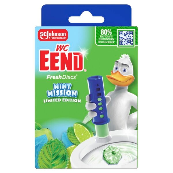 WC Eend Mint Mission Fresh Discs Houder
