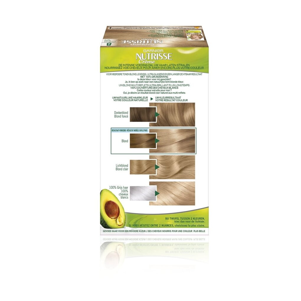 Garnier Nutrisse Ultra Crème 8 Licht Blond Permanente Haarkleuring