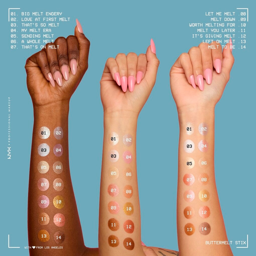 NYX Professional Makeup Buttermelt Stix 03 That's So Melt Glow Boosting Stick