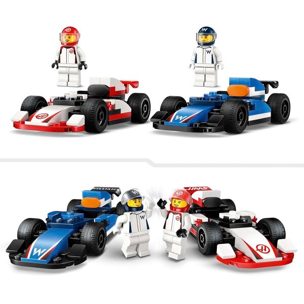 ウィリアムズF1 ワールドチャンピオンセット LEGO City 60464 F1 Williams Racing en Haas F1 Racewagens | Kruidvat