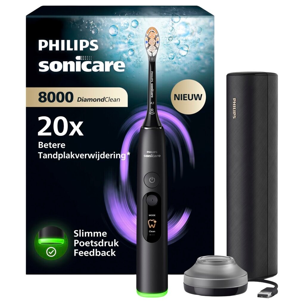 Philips Sonicare DiamondClean 8000 HX8410/12 Elektrische Tandenborstel