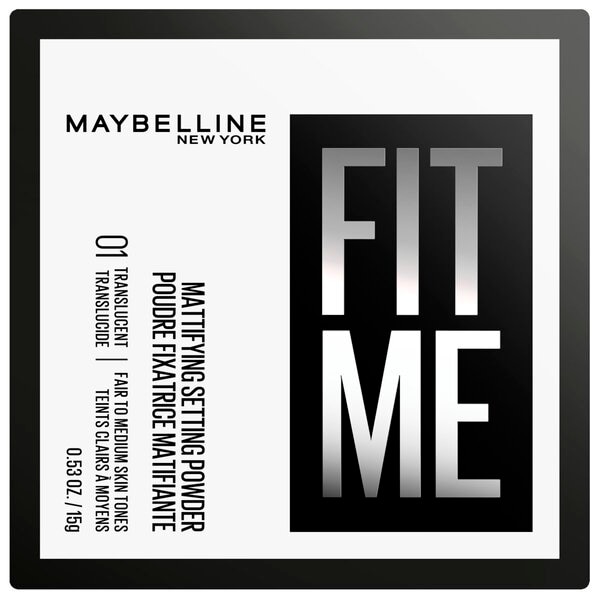 Maybelline New York Fit Me 01 Translucent Mattifying Setting Powder