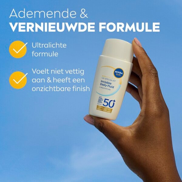 NIVEA Sun Uv Face Specialist Invisible Daily Fluid SPF50+ Zonnefluïde