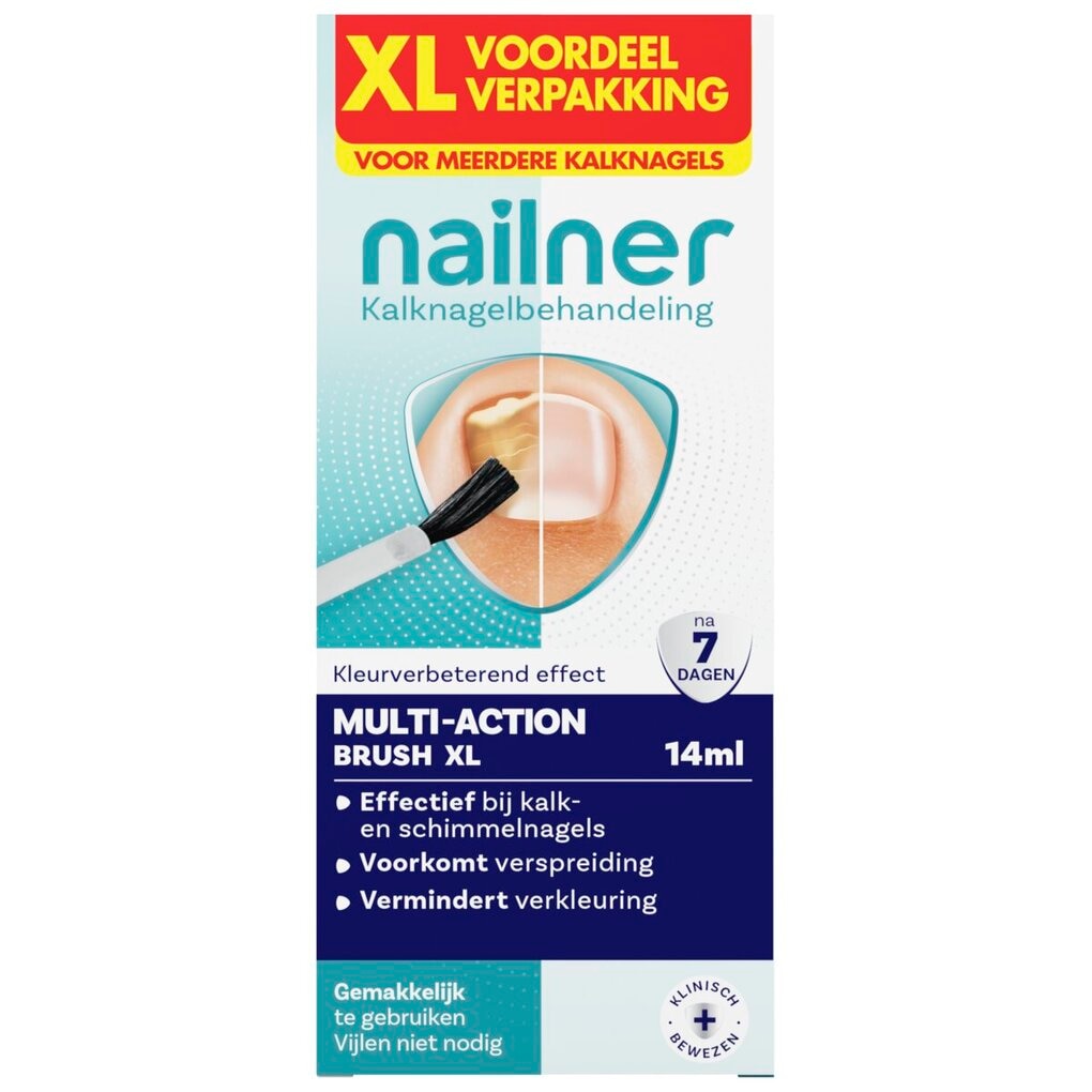 Nailner 2-in-1 Kalknagelkwastje