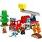 LEGO DUPLO 10473 Brandweertruck met Slang en Brandweerman