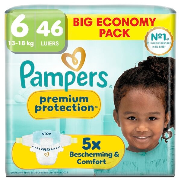 Pampers Premium Protection Maat 6 Luiers