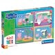 Clementoni Peppa Pig 4-in-1 Puzzel