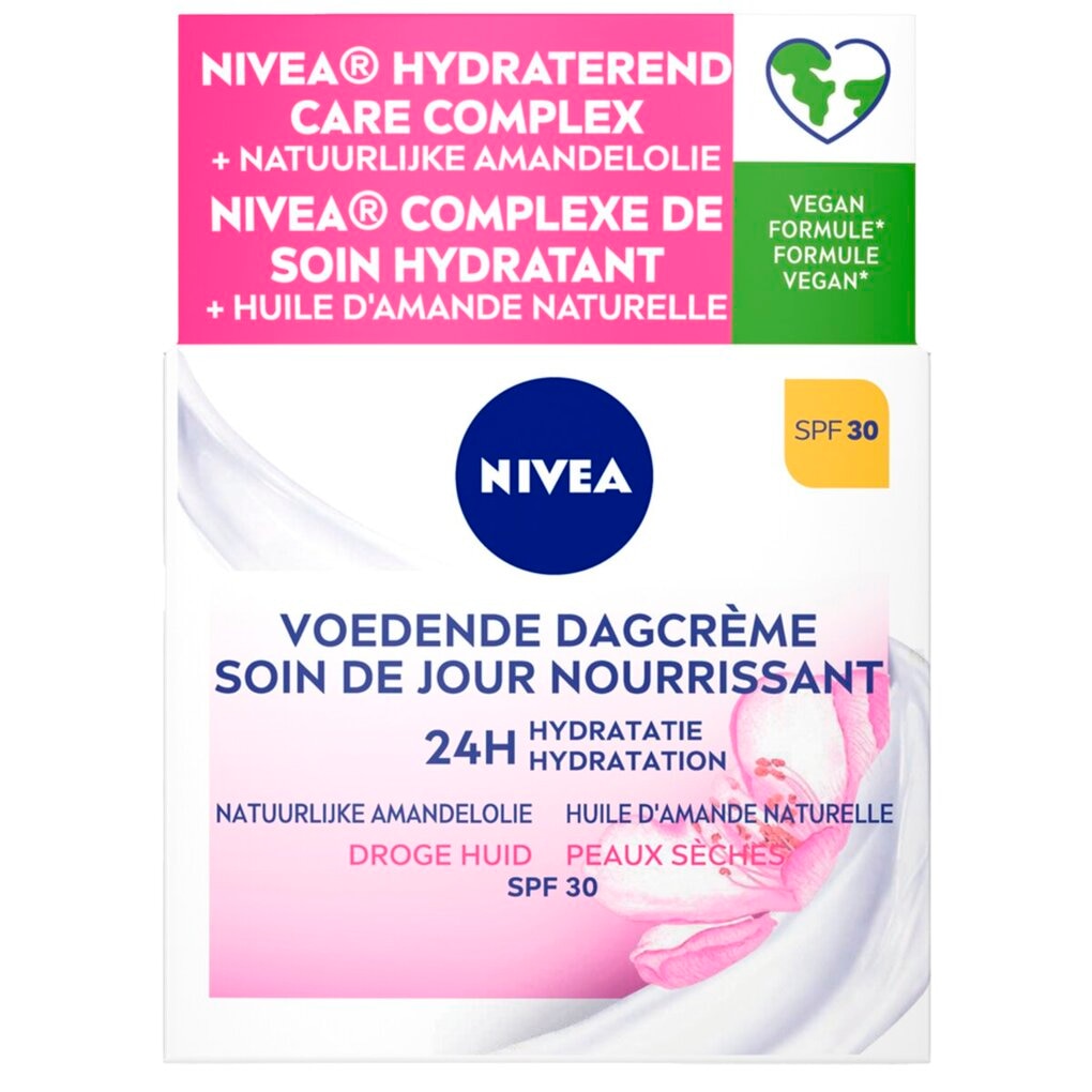 NIVEA 24H Hydratatie SPF30 Voedende Dagcrème