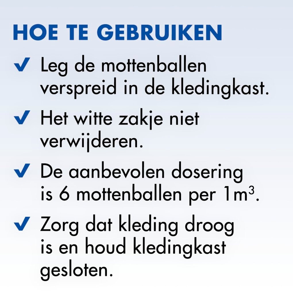 Roxasect Mottenballen