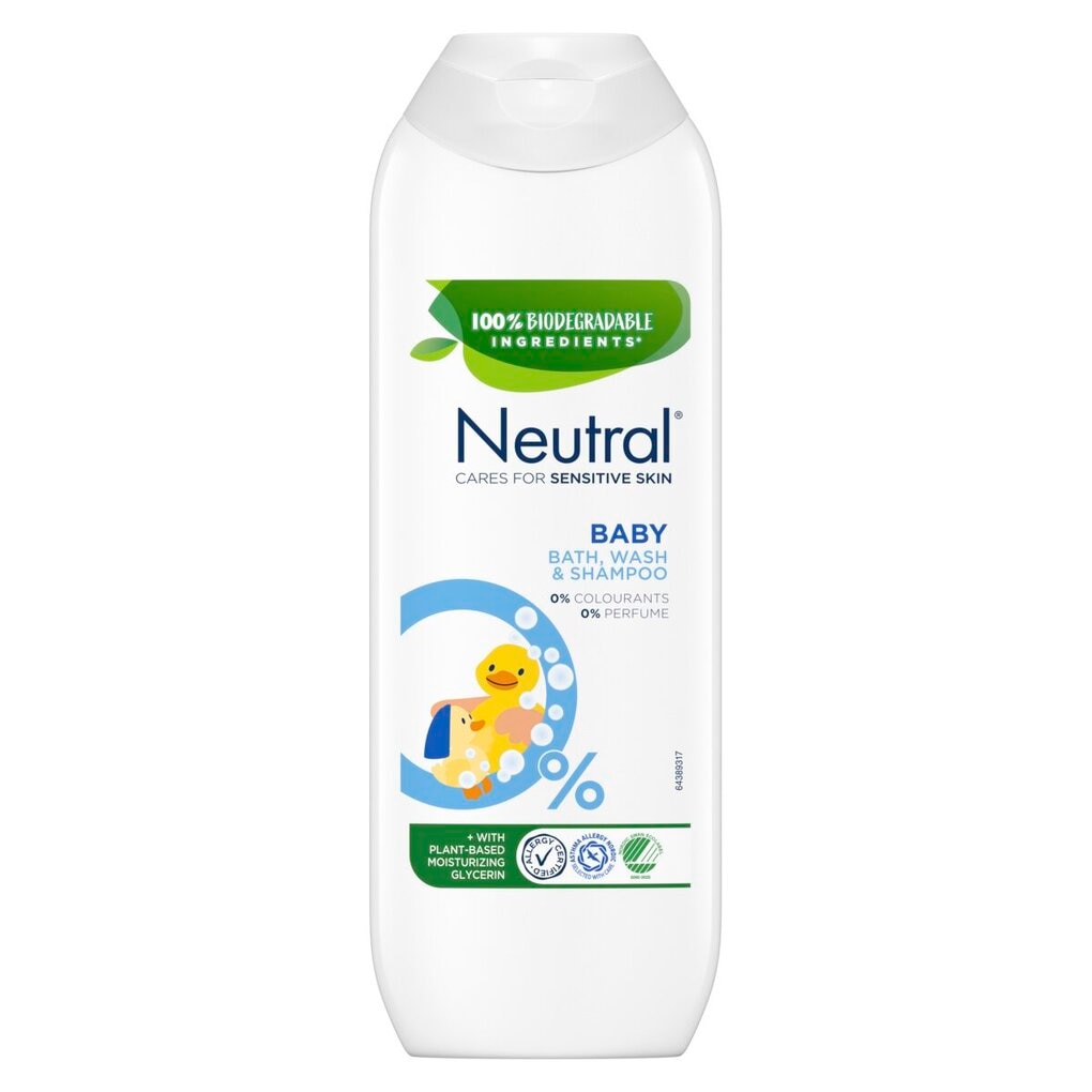 Neutral 0% Baby Bath, Wash & Shampoo 