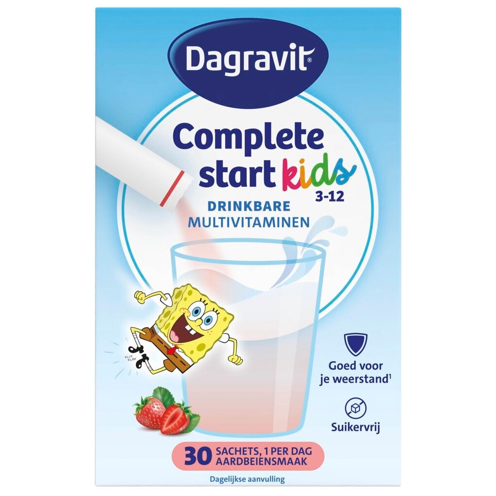 Dagravit Complete Start Kids 3-12 Drinkbare Multivitaminen Sachets