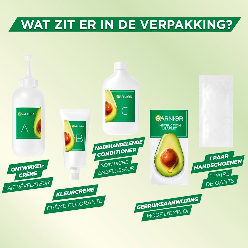Garnier NutrisseUltra Crème 1 Zwart Permanente Haarkleuring