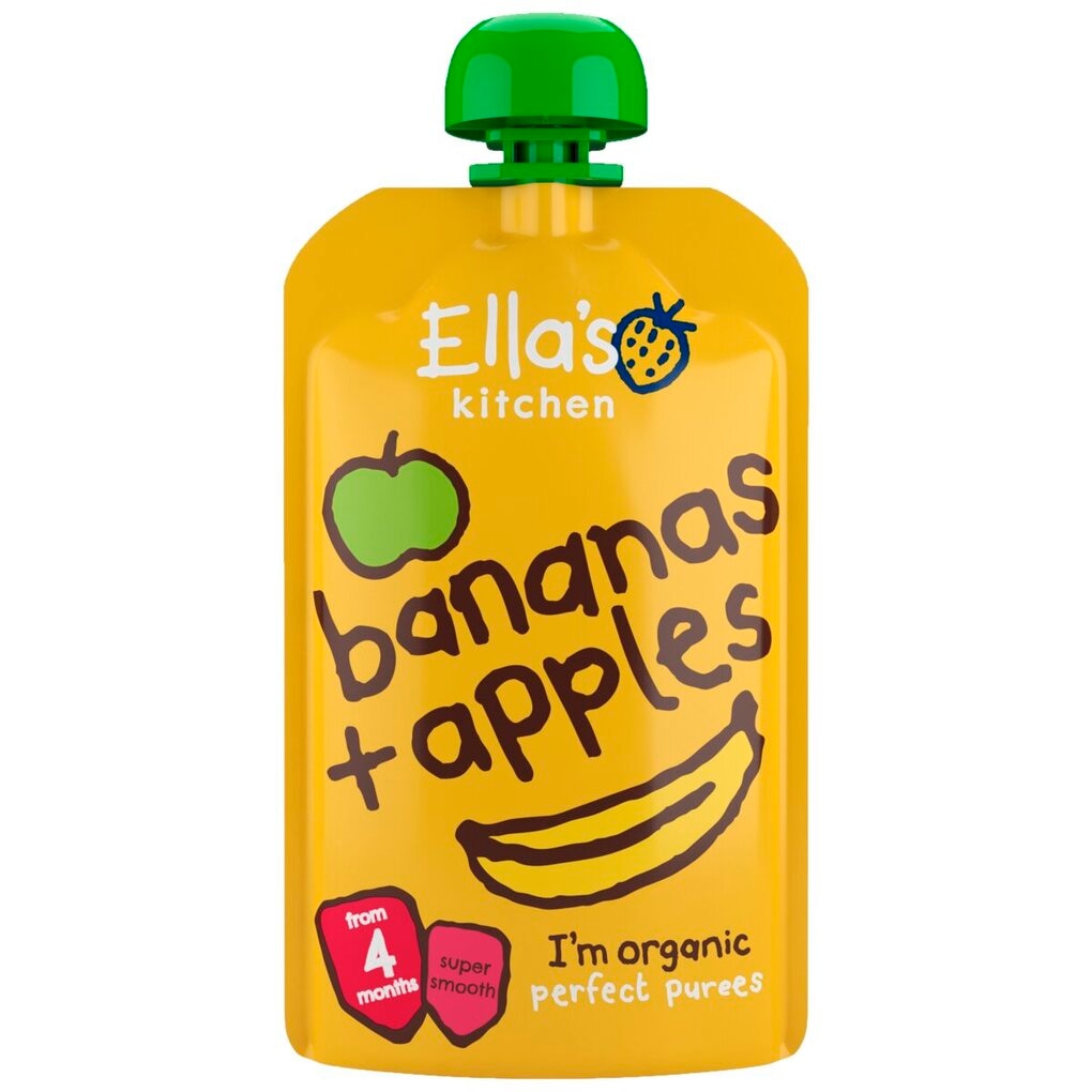 Ella's Kitchen 4+M Bananen En Appels Pureehapje