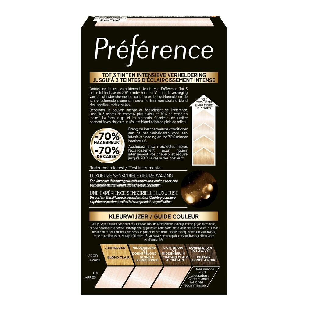 L'Oréal Paris Préférence Le Blonding 11.21 Ultra Licht Parelmoer Asblond Permanente Haarkleuring