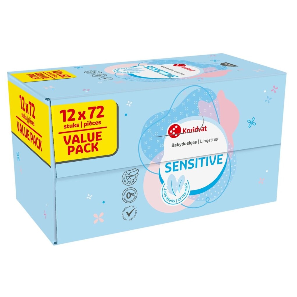 Kruidvat Sensitive Lotiondoekjes